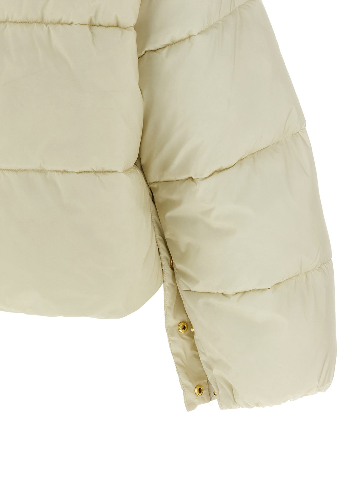 PINKO White Polyamide Full-Length Jacket