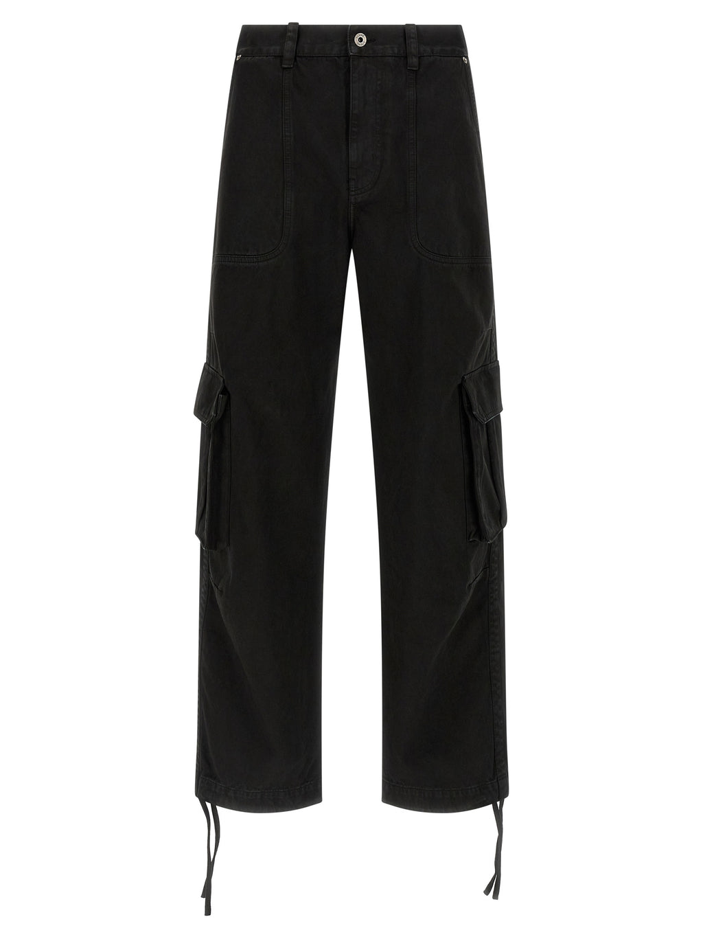 Loewe Black Cotton Cargo Pants