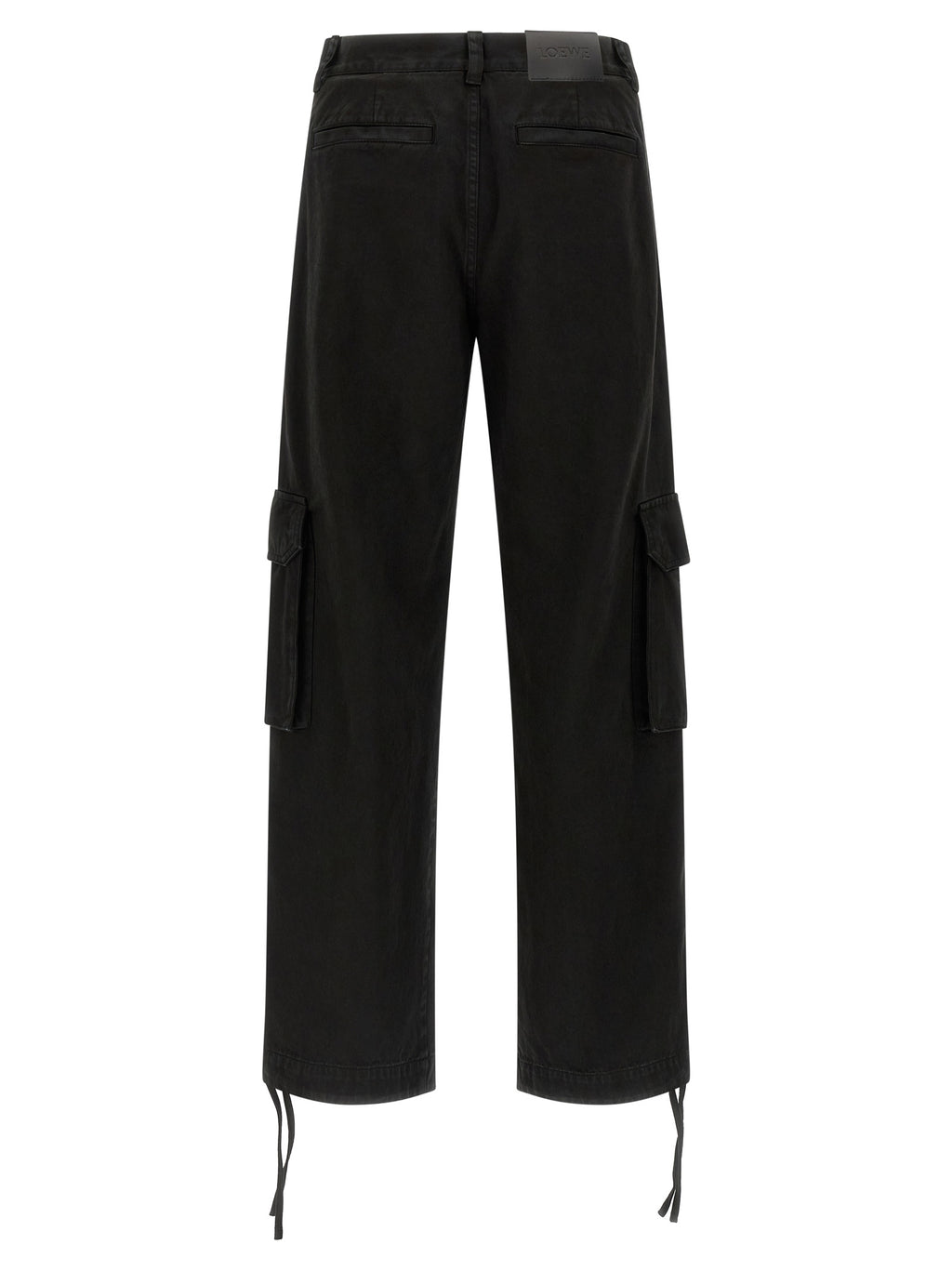Loewe Black Cotton Cargo Pants