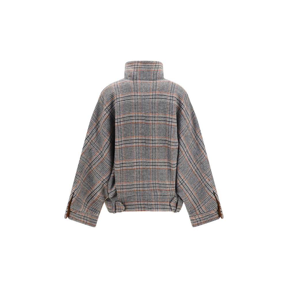 Darkpark Gray Wool Oves Aries Bomber