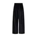 Darkpark Black Viscose Casual Pants