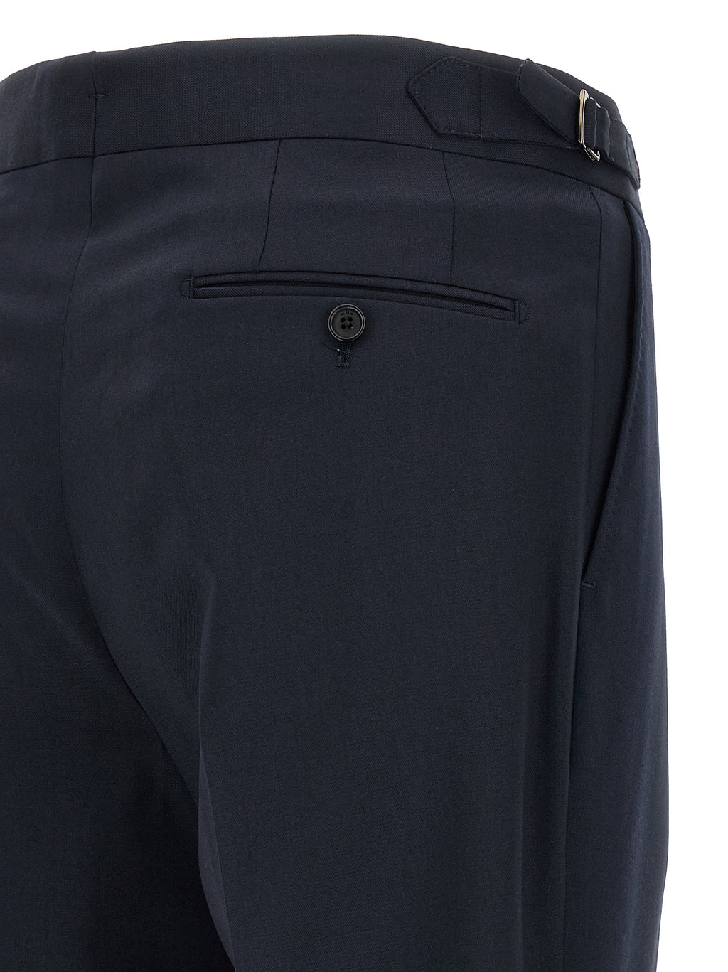 Pal Zileri Blue Wool Dress Pants
