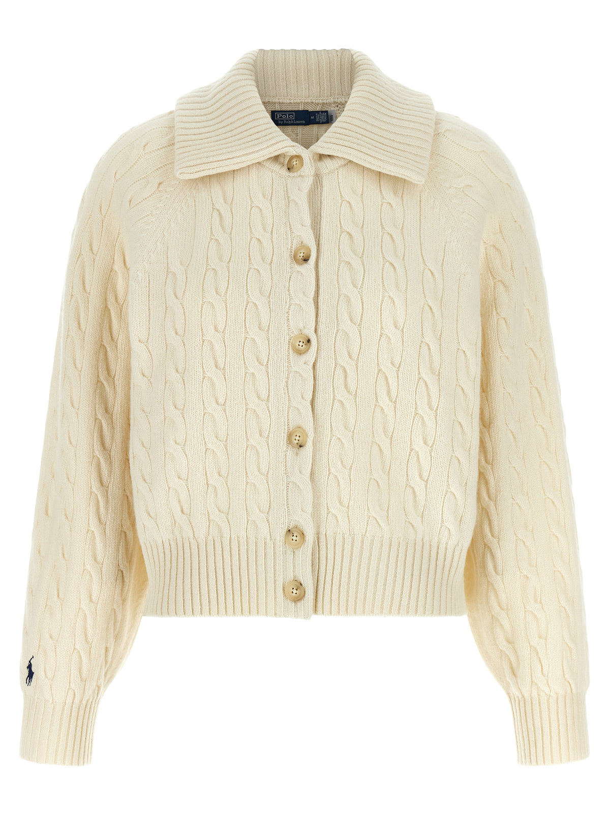 Polo Ralph Lauren White Wool Cardigan