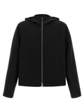 Fendi Black Virgin Wool Full-Length Jacket