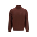 Aragona Cashmere Brown Cashmere Turtleneck