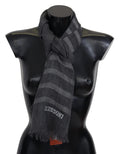 Missoni Elegant Unisex Wool Scarf with Logo Embroidery
