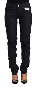 Vaqueros pitillo negros de talle bajo Acht Chic