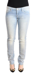 Acht Chic Low Waist Skinny Light Blue Denim