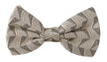 Pajarita elegante de seda gris de Dolce & Gabbana