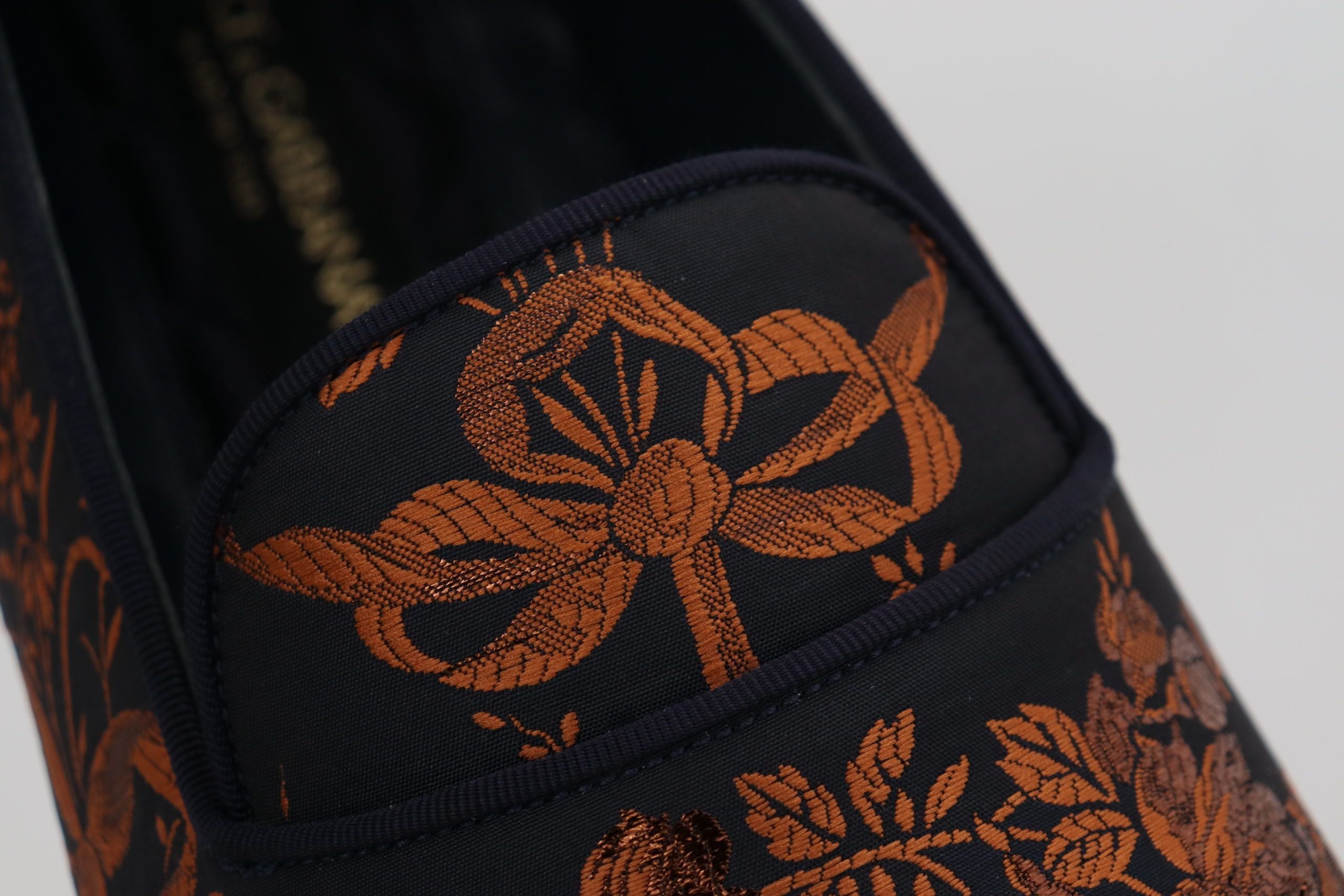 Mocasines Dolce & Gabbana elegantes florales sin cordones