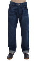 Acht Chic Baggy Loose Fit Blue Jeans for Men