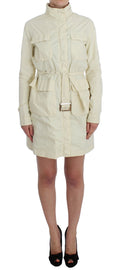 P.A.R.O.S.H. Chic Beige Trench Jacket Coat