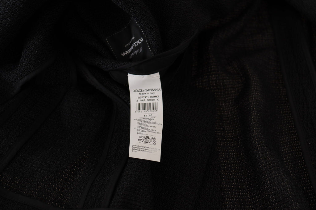 Blazer de lana elegante de botonadura sencilla de Dolce & Gabbana