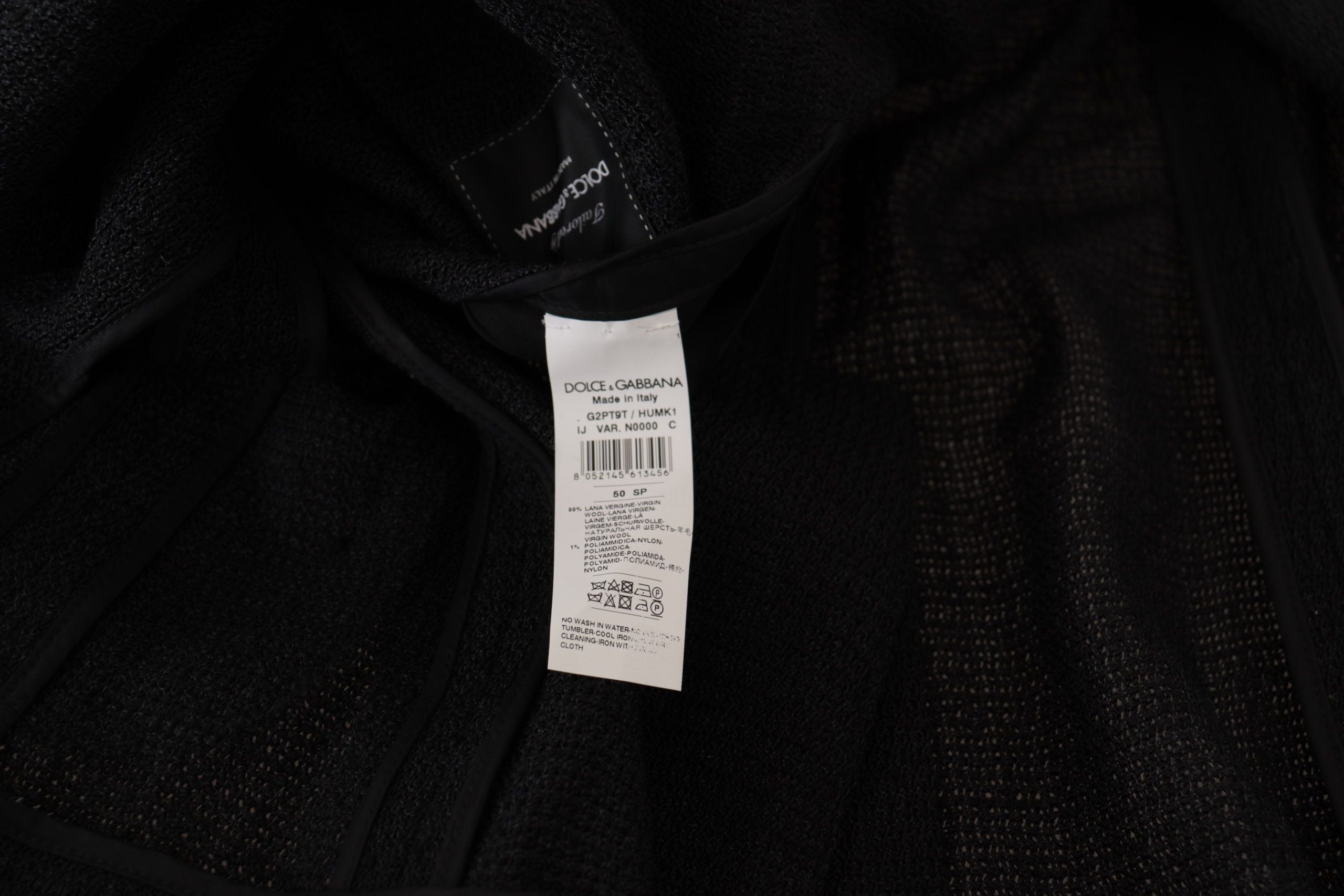 Blazer de lana elegante de botonadura sencilla de Dolce & Gabbana