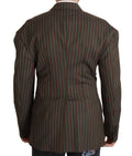 Blazer cruzado de rayas multicolor de Dolce & Gabbana