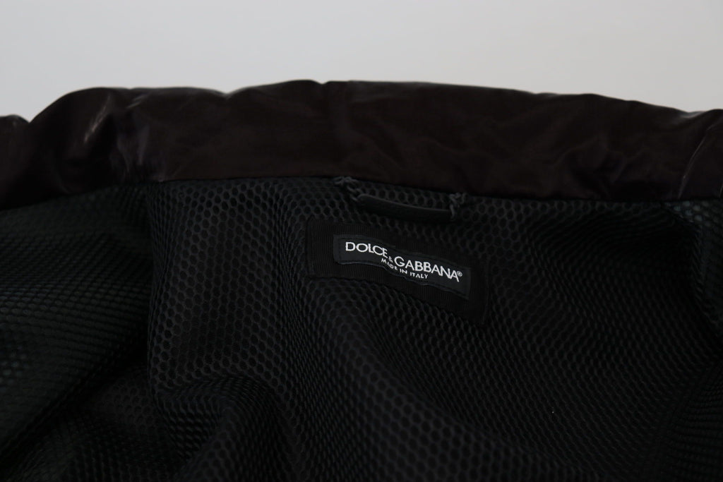Chaqueta elegante burdeos con cuello de Dolce & Gabbana