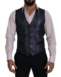 Dolce & Gabbana Multicolor Formal Dress Vest Luxury Blend