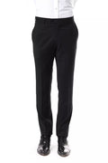 Uominitaliani Gray Wool Men's Pants