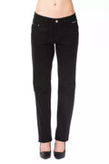 Ungaro Fever Black Cotton Women Pants