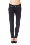 Ungaro Fever Blue Cotton Women Pant
