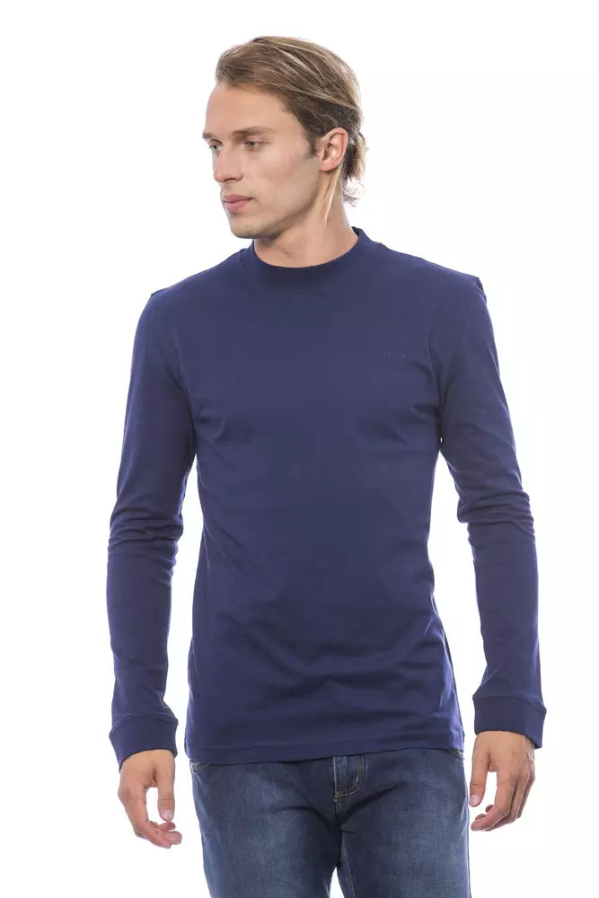 Verri Blue Cotton Mens Sweater