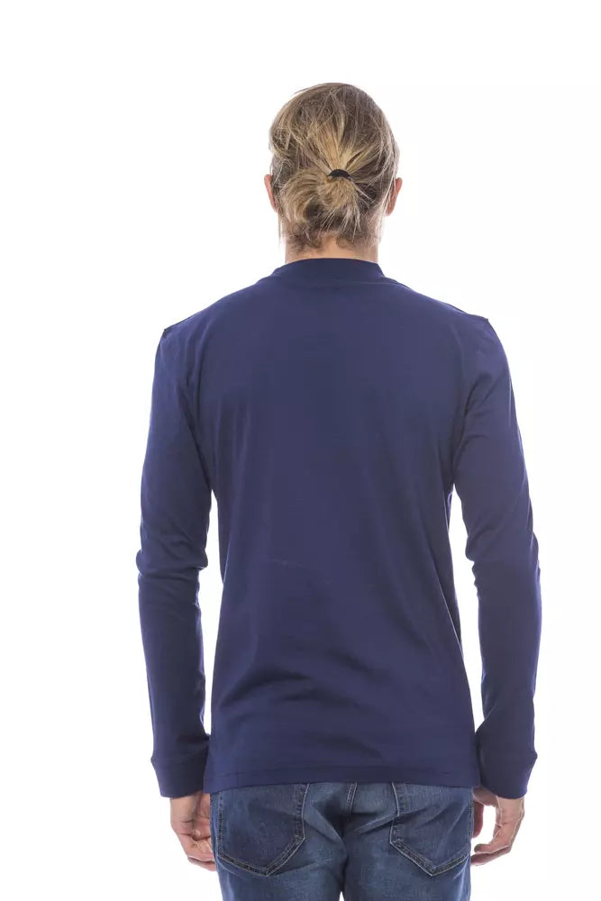 Verri Blue Cotton Mens Sweater