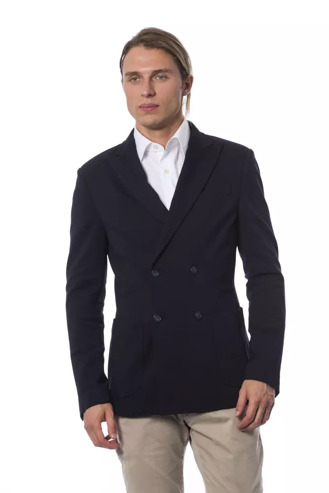 Americana de Viscosa Azul Verri para Hombre