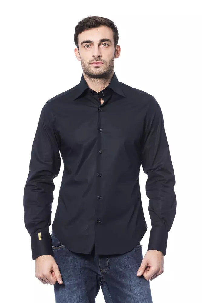 Chemise homme Billionaire Italian Couture en coton bleu