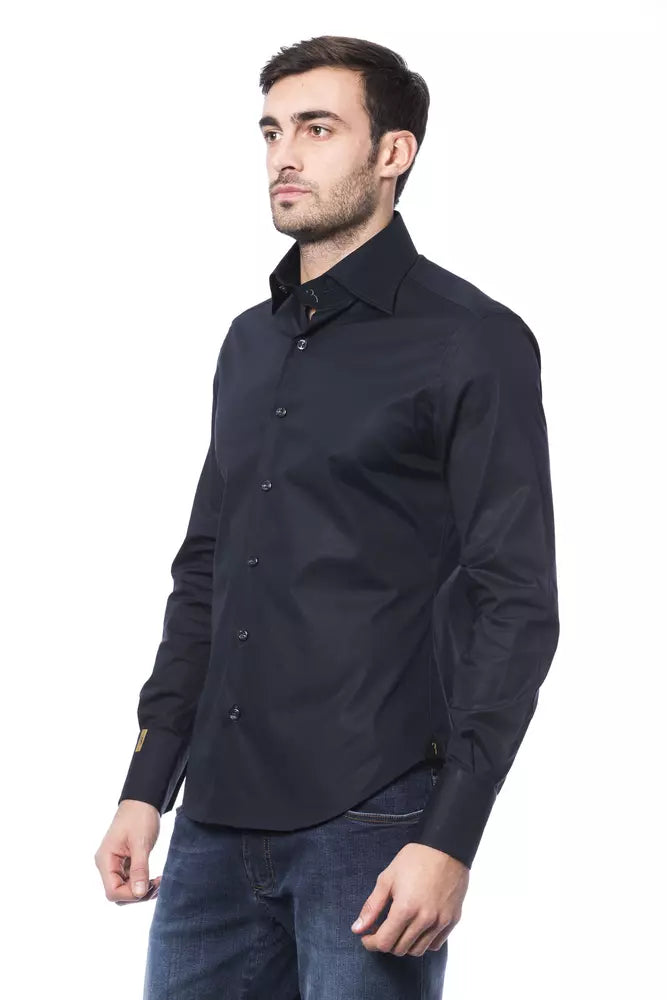 Chemise homme Billionaire Italian Couture en coton bleu