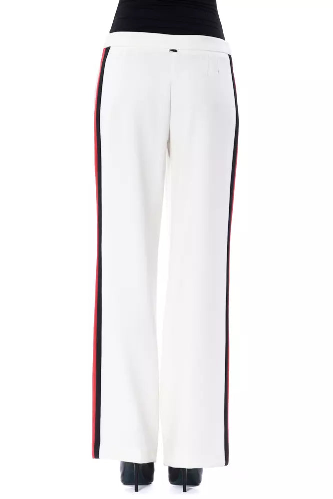 BYBLOS White Polyester Women's Pants