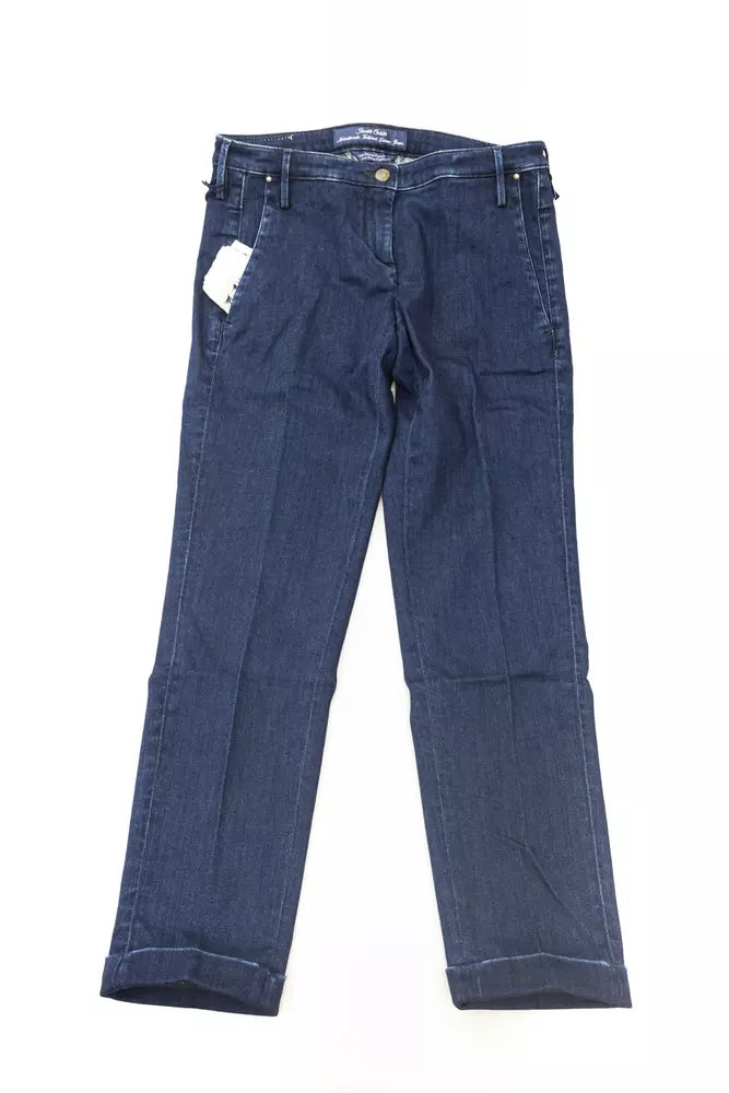 Jeans femme Jacob Cohen en coton bleu