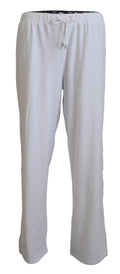 John Galliano Elegant Wide Leg Cotton Pants