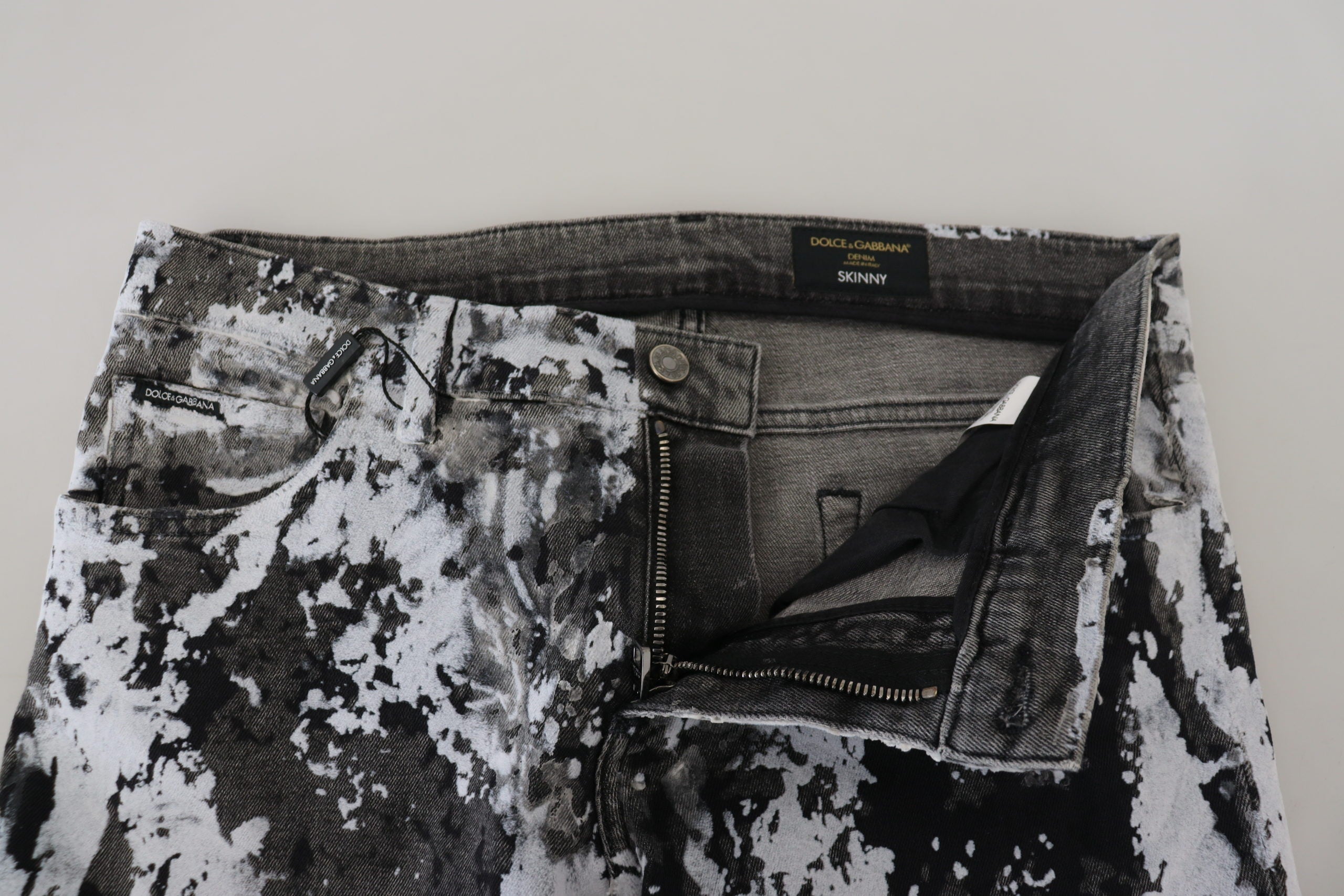 Dolce & Gabbana Extravaganza de Denim Teñido Anudado Multicolor