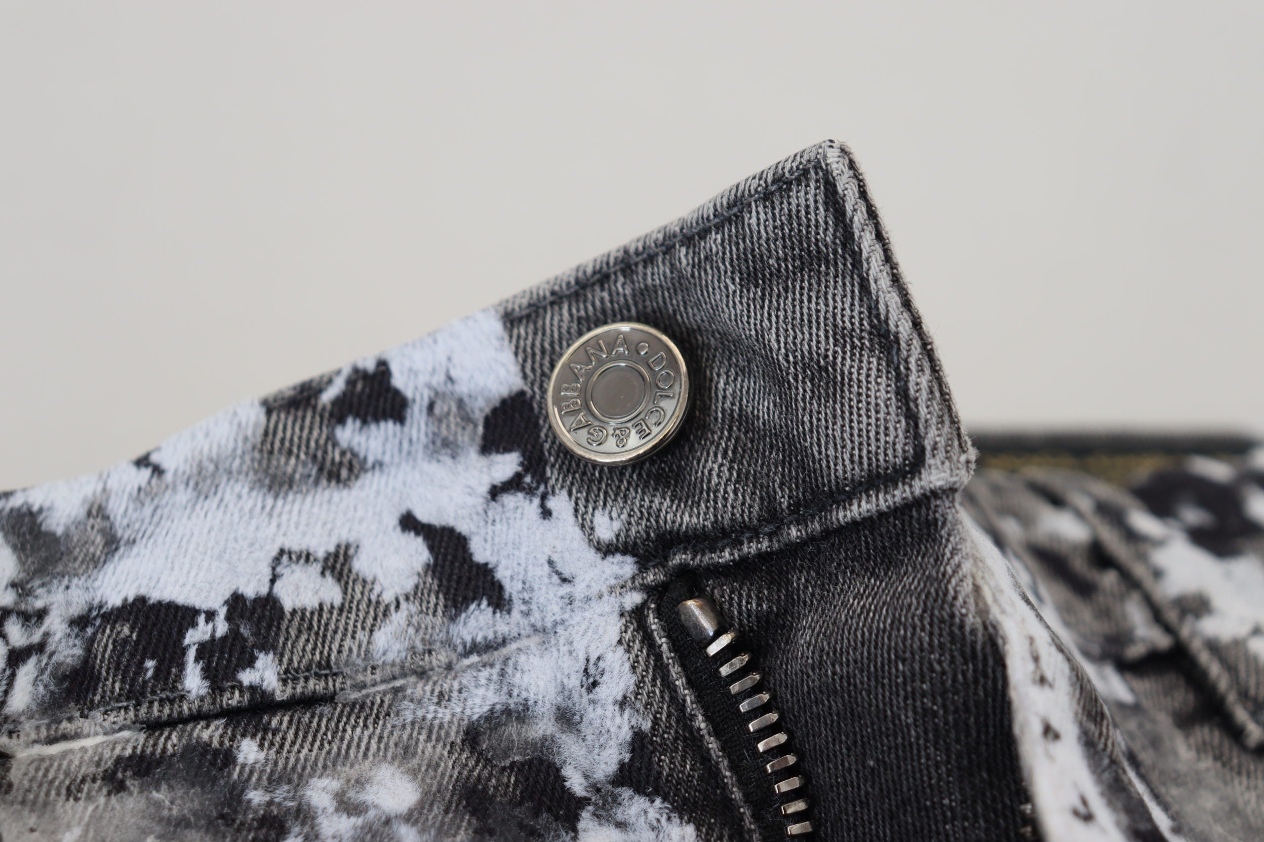 Dolce & Gabbana Extravaganza de Denim Teñido Anudado Multicolor