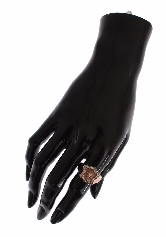Anillo Nialaya Chic de Plata de Ley Chapada en Oro Rosa