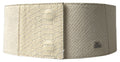GF Ferre Chic Off White Snap Button Fashion Belt