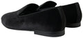 Mocasines de terciopelo negros elegantes para hombre de Dolce & Gabbana