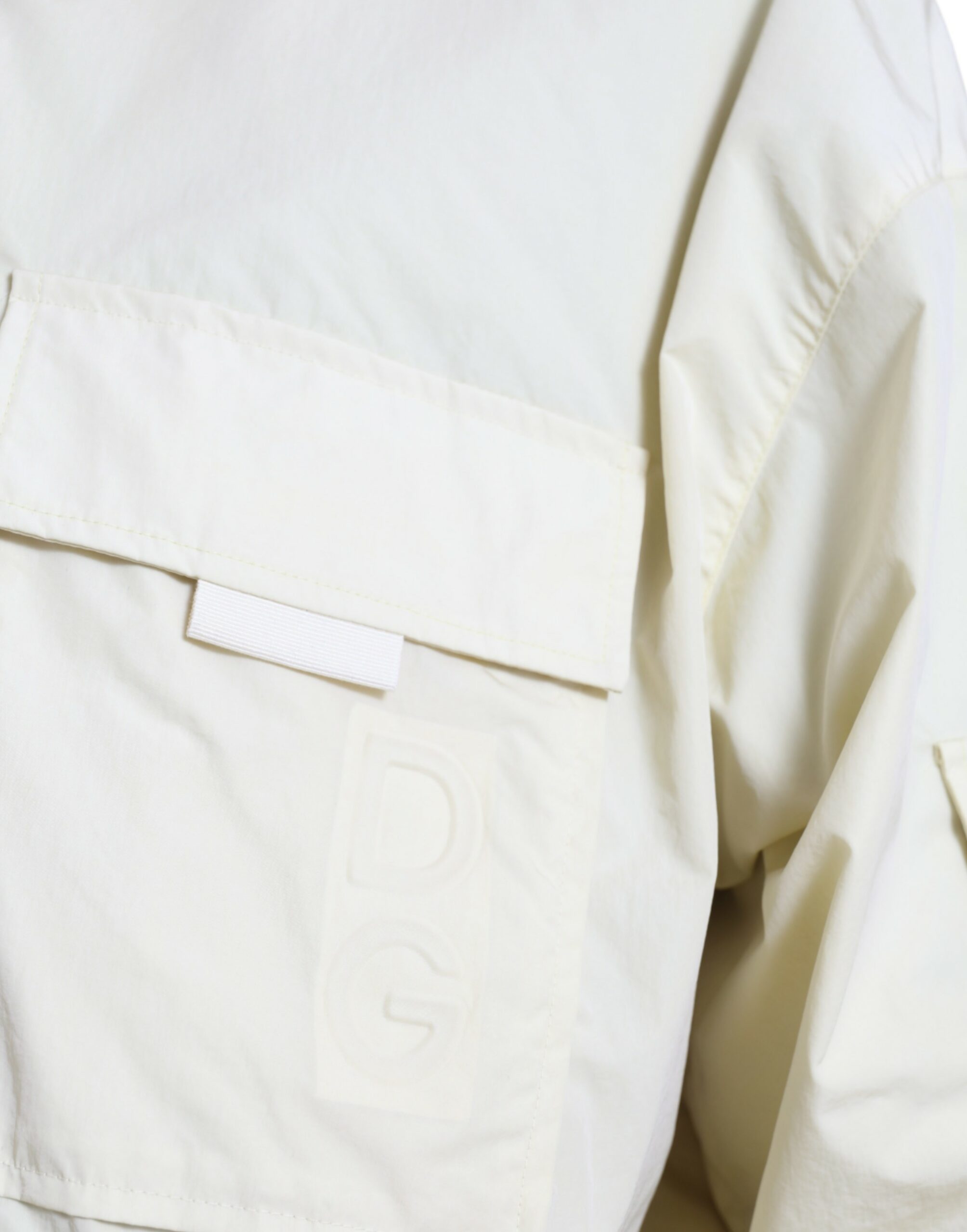 Chaqueta rompevientos elegante amarilla Dolce & Gabbana
