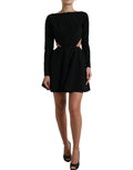 Dolce & Gabbana Elegant Cut Out A-Line Mini Dress