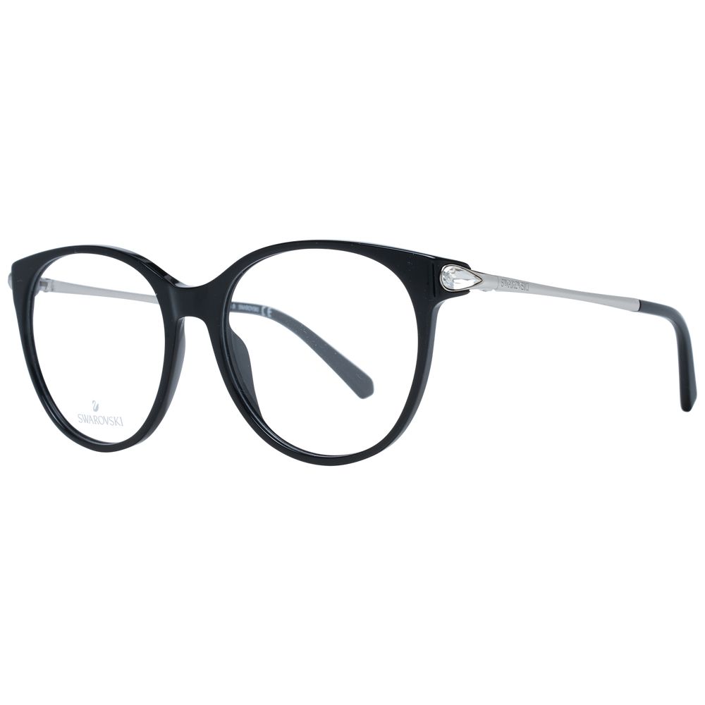 Monturas ópticas Swarovski negras para mujer