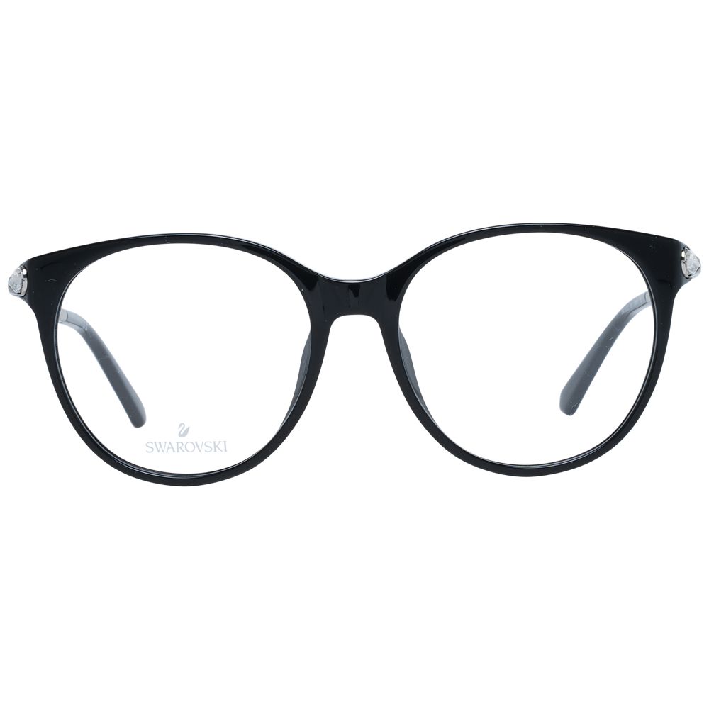 Monturas ópticas Swarovski negras para mujer