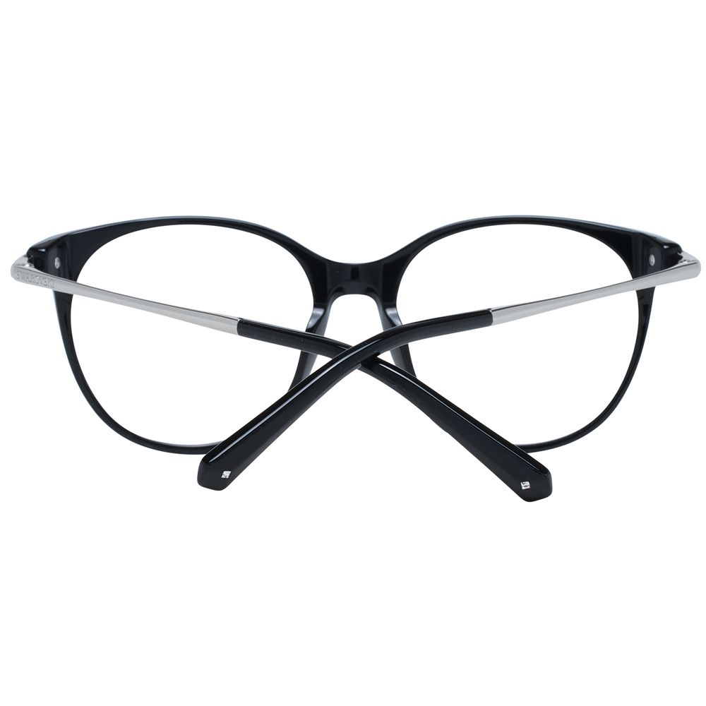 Monturas ópticas Swarovski negras para mujer