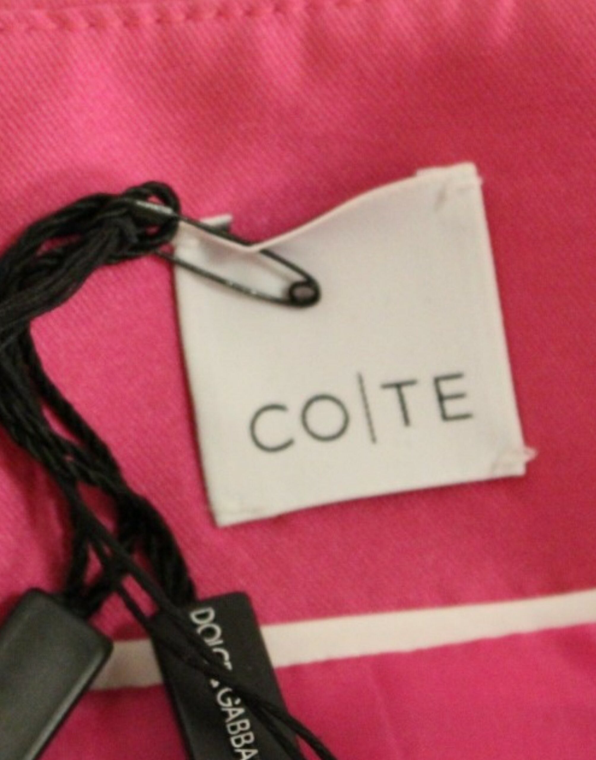 CO|TE Chaqueta Elegante Rosa de Mezcla de Seda