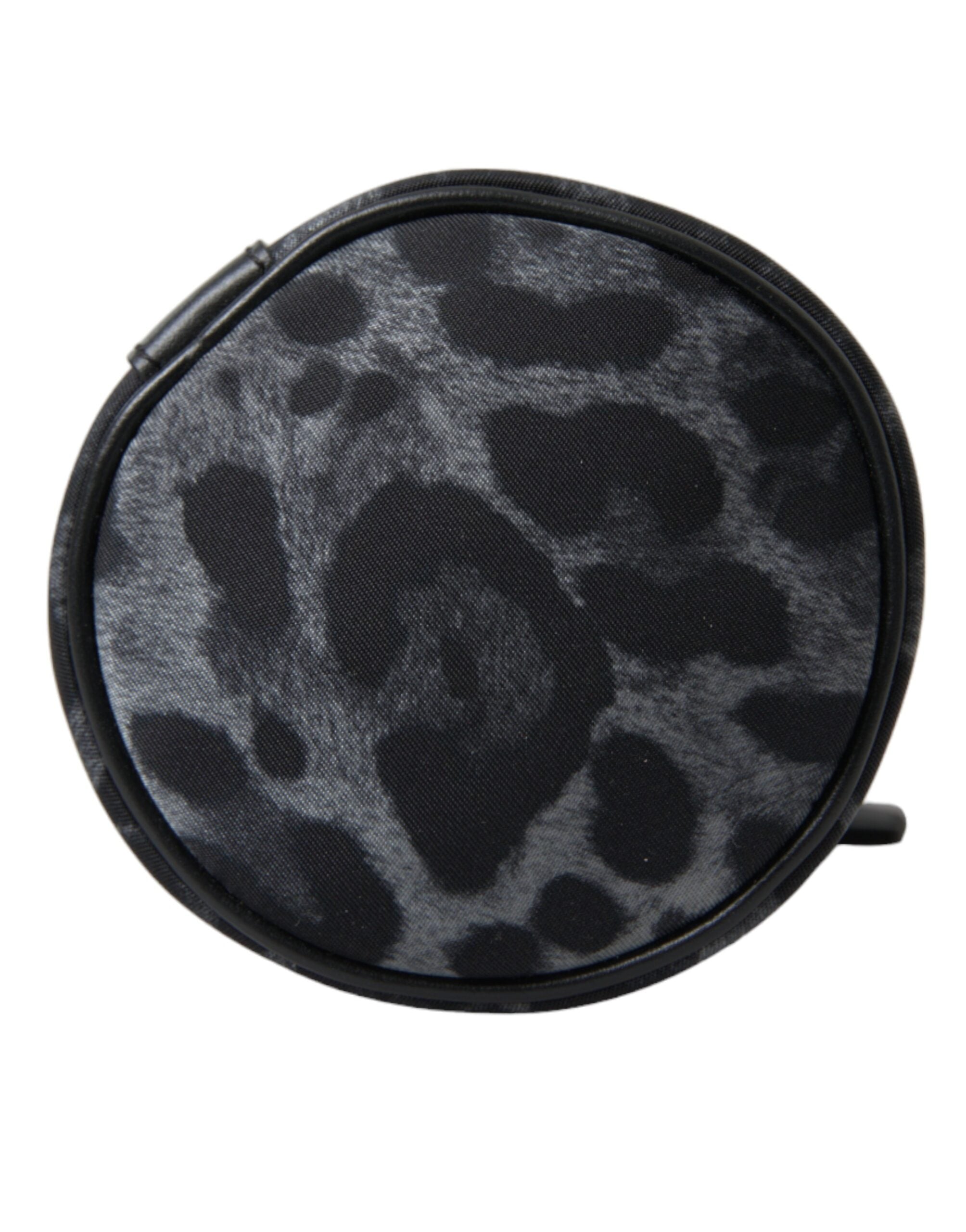 Jaula de botella Dolce & Gabbana Chic con estampado de leopardo redondo