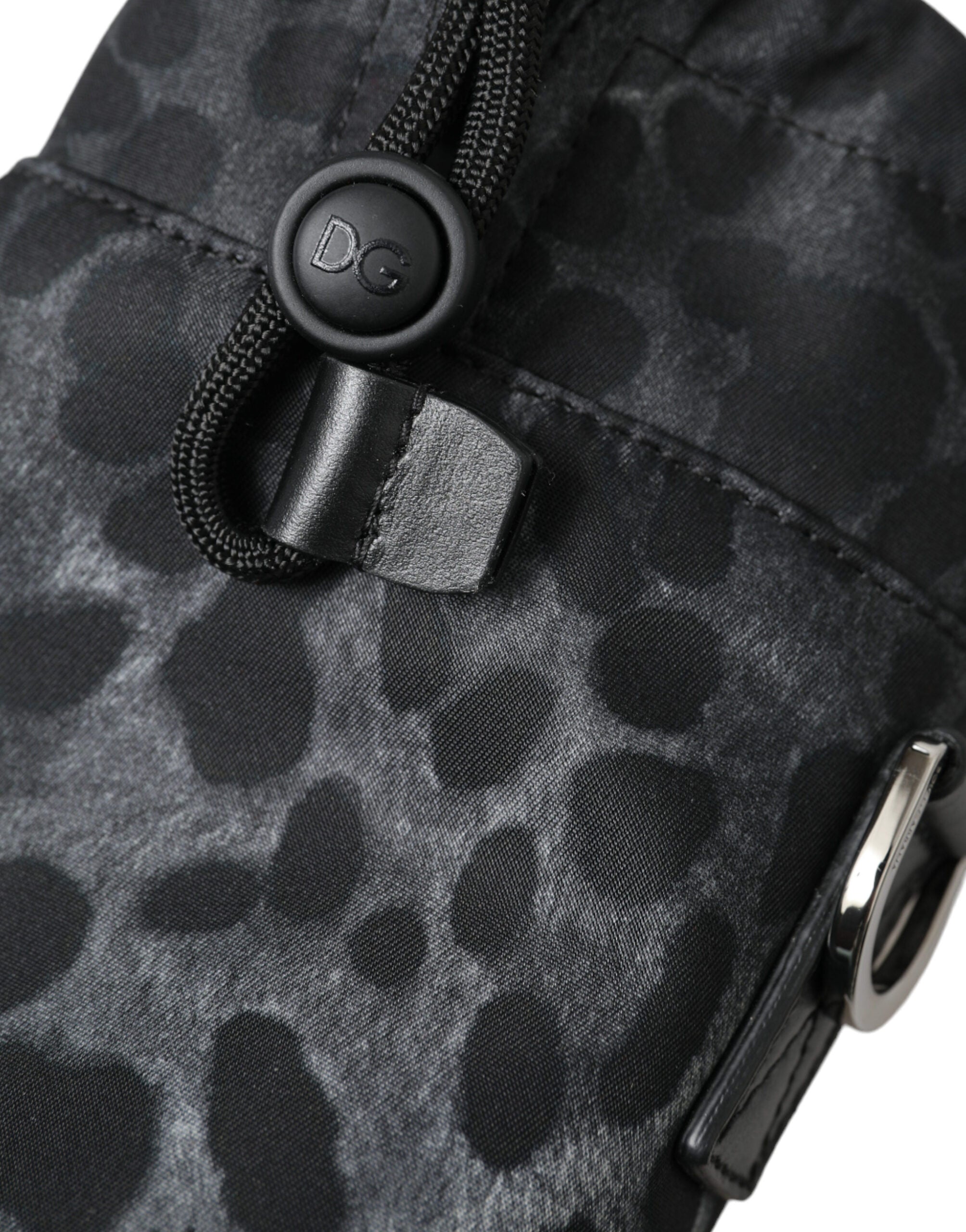Jaula de botella Dolce & Gabbana Chic con estampado de leopardo redondo