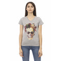 Trussardi Action Gray Cotton Women T-Shirt