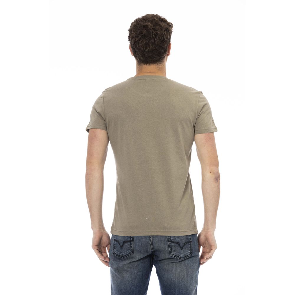 Camiseta Trussardi Action de Algodón Verde para Hombre