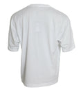 Dolce & Gabbana Elegant White Crew Neck Luxury Tee