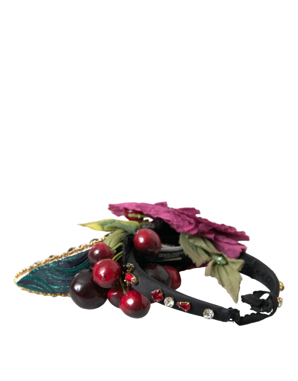 Diadema de cristal Dolce & Gabbana roja con sandías y cerezas