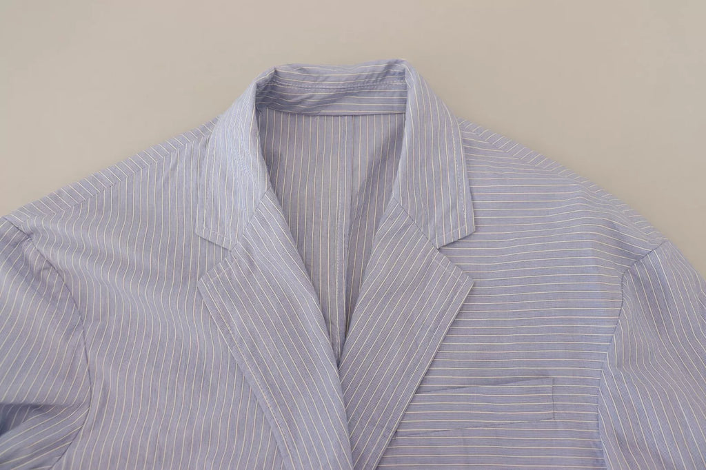 Chaqueta blazer de vestir Dsquared² de un solo botón a rayas azules